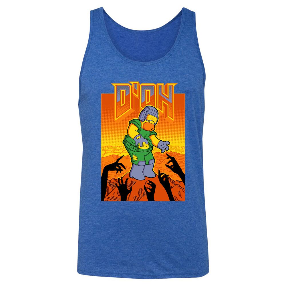 Unisex Jersey Tank - FJX2CH25 - True Royal Triblend - 12