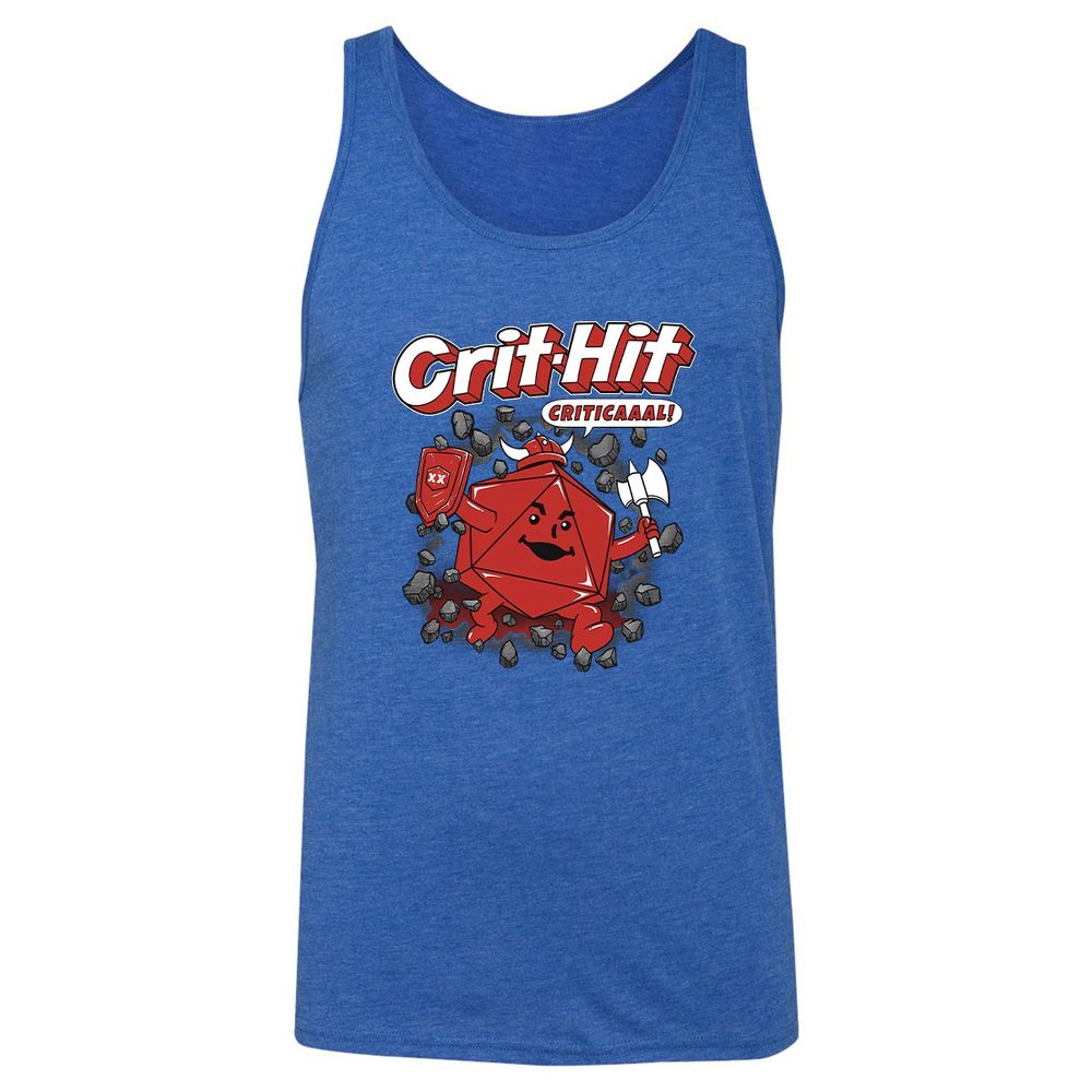 Unisex Jersey Tank - 1D32QSK8 - True Royal Triblend - 12