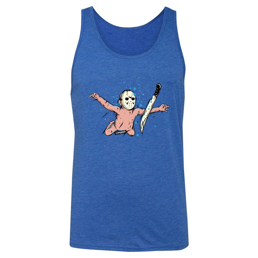 Unisex Jersey Tank - VLQCDAW5 - True Royal Triblend - 12