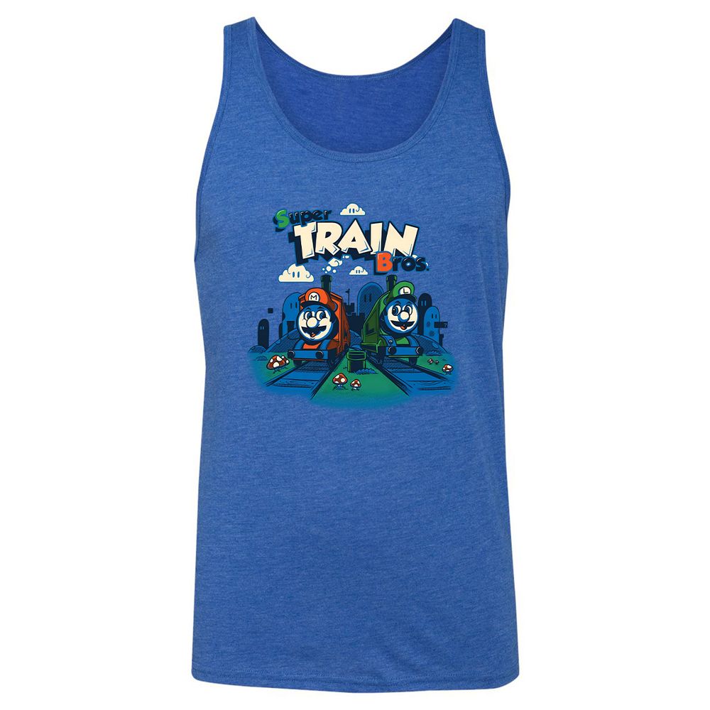 Unisex Jersey Tank - 4ZNBM73A - True Royal Triblend - 12