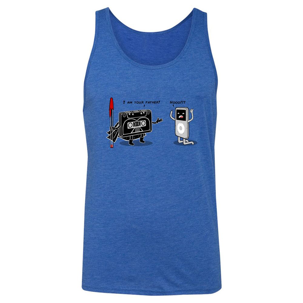 Unisex Jersey Tank - RNQFTLUK - True Royal Triblend - 12