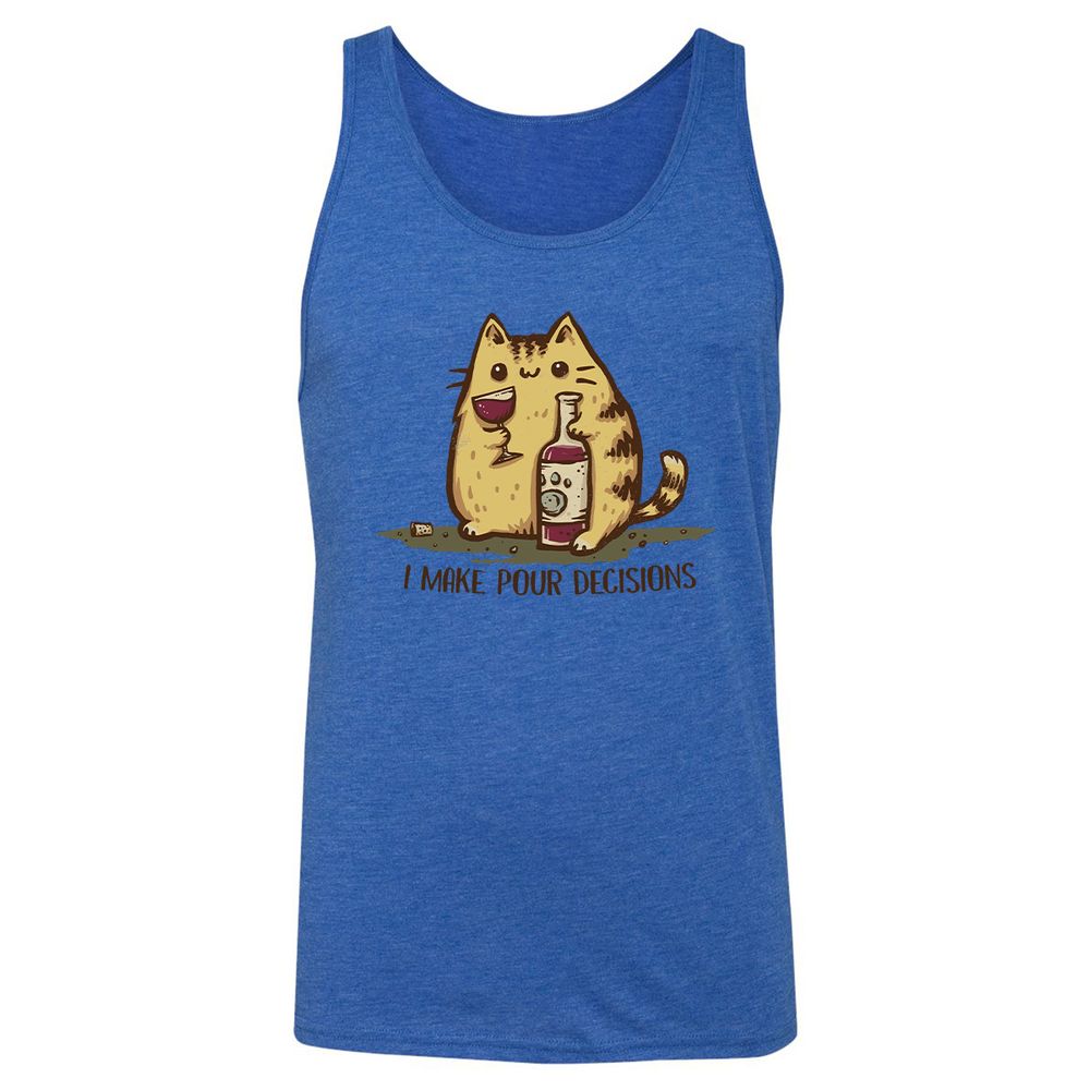 Unisex Jersey Tank - HQC9PR4E - True Royal Triblend - 12