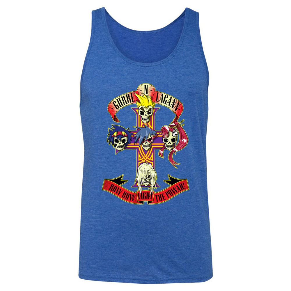 Unisex Jersey Tank - 1MRS4R6V - True Royal Triblend - 12