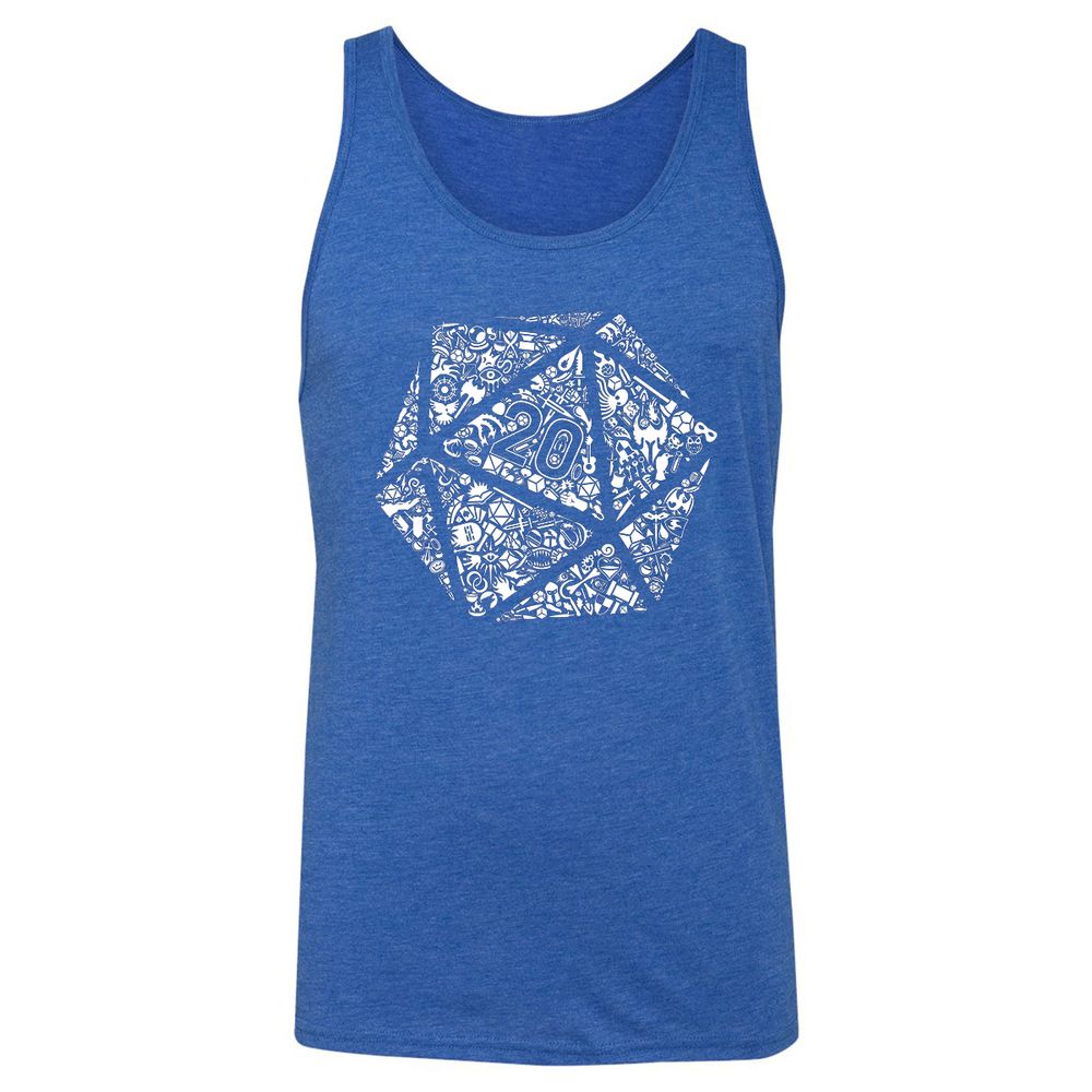 Unisex Jersey Tank - SCX7FN34 - True Royal Triblend - 12
