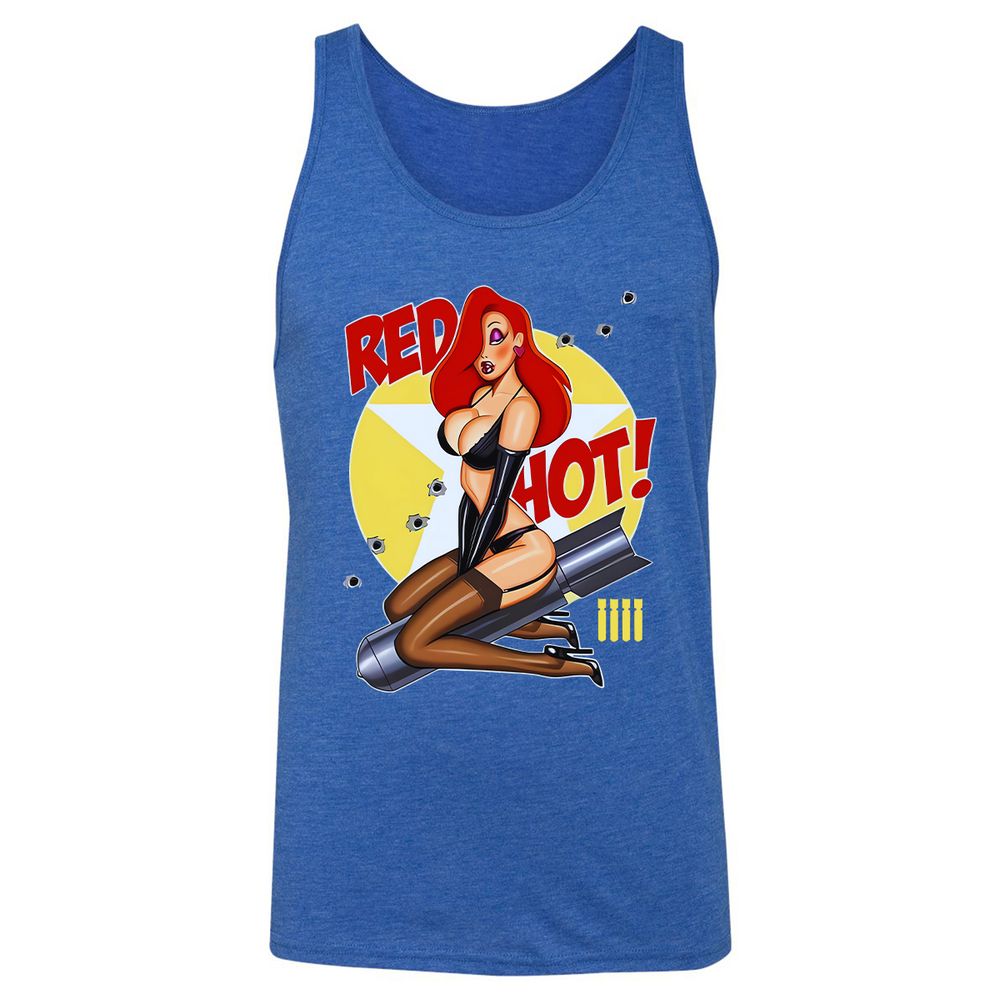 Unisex Jersey Tank - F24L4DV2 - True Royal Triblend - 12