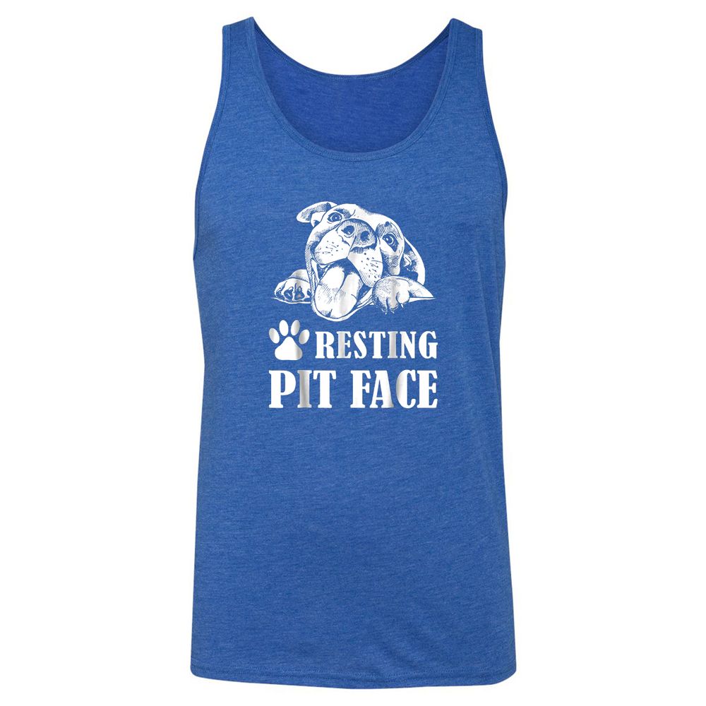 Unisex Jersey Tank - JFV3CCH8 - True Royal Triblend - 12