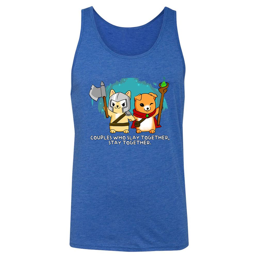 Unisex Jersey Tank - M8ZU53QG - True Royal Triblend - 12