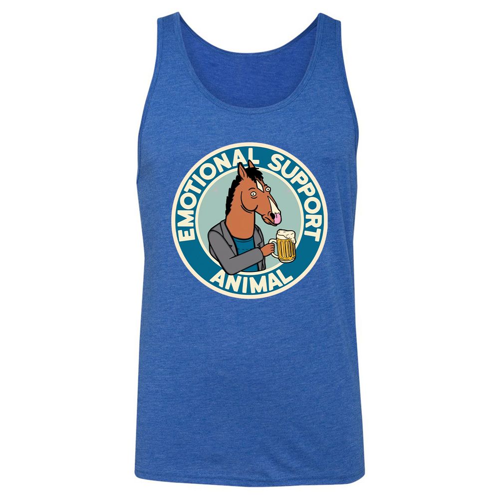 Unisex Jersey Tank - Y1CPJDX2 - True Royal Triblend - 12