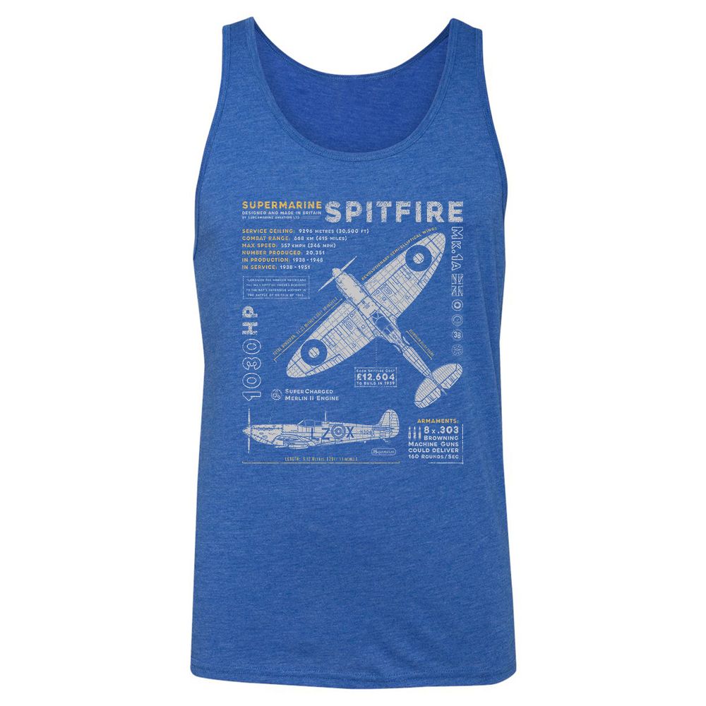 Supermarine Spitfire Essential - True Royal Triblend - 12