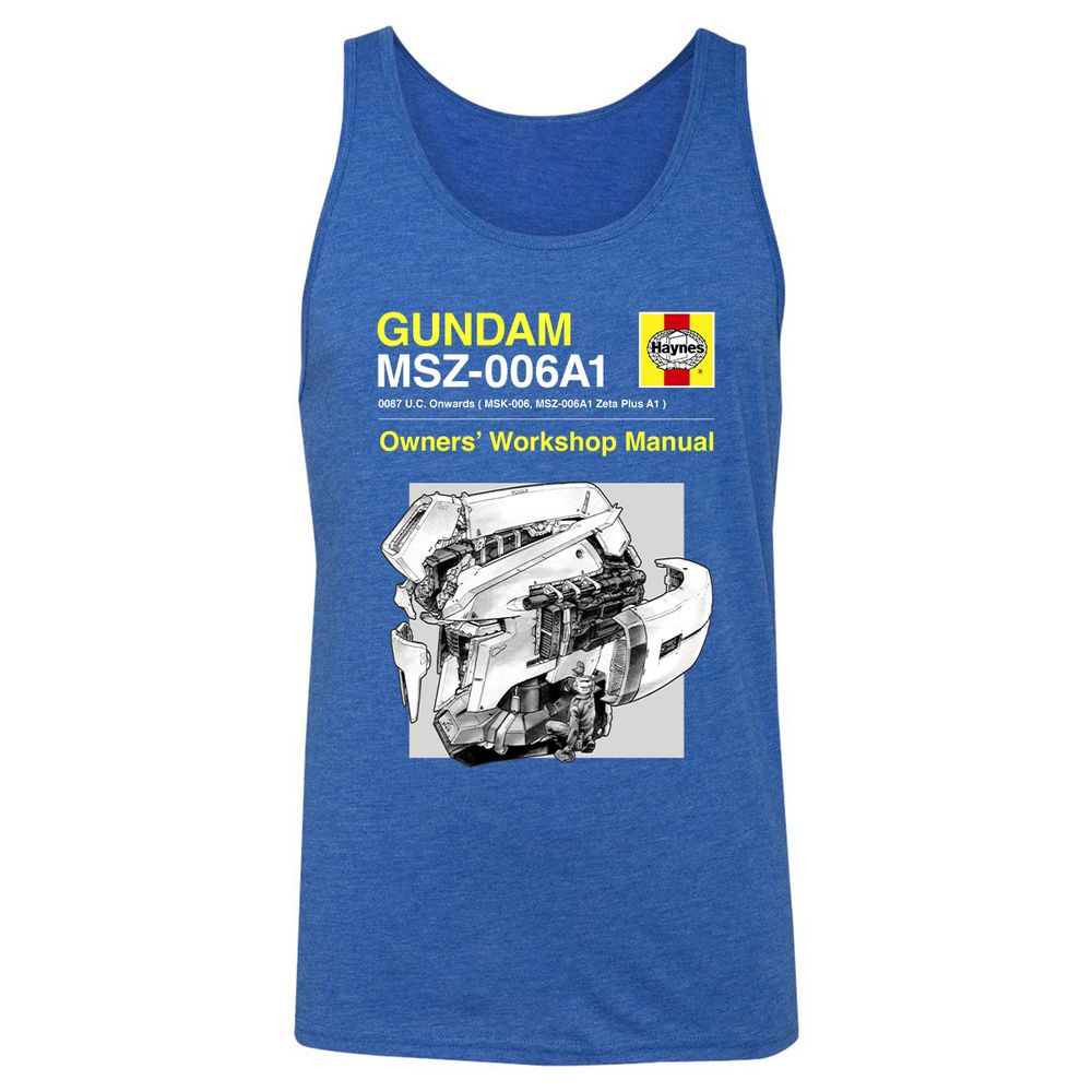 Unisex Jersey Tank - 69L5UXWE - True Royal Triblend - 12