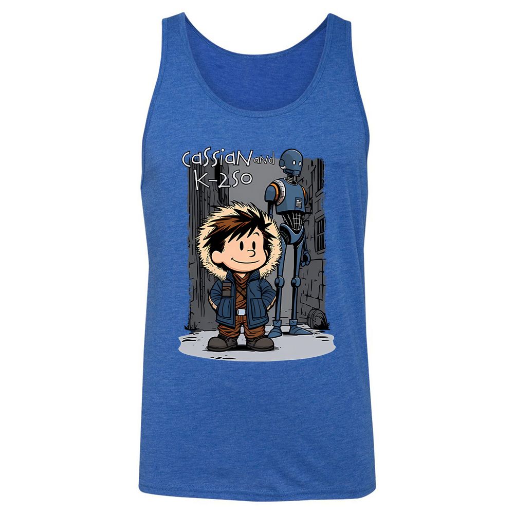 Unisex Jersey Tank - WDAVKV9X - True Royal Triblend - 12