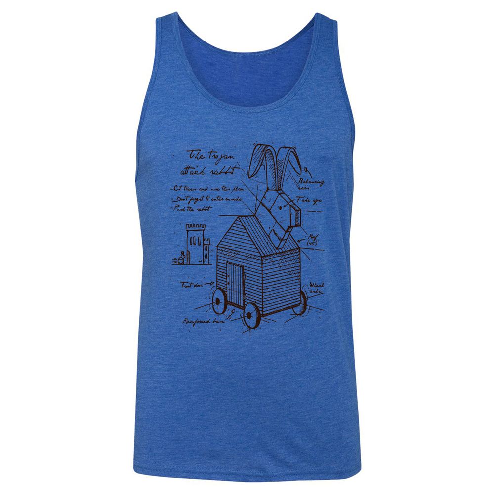 Unisex Jersey Tank - Q7NYSGFQ - True Royal Triblend - 12
