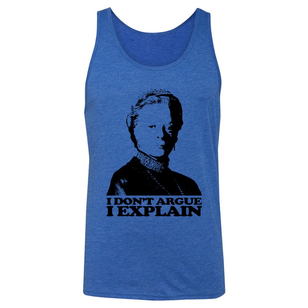 Unisex Jersey Tank - 4DRSASDK - True Royal Triblend - 12
