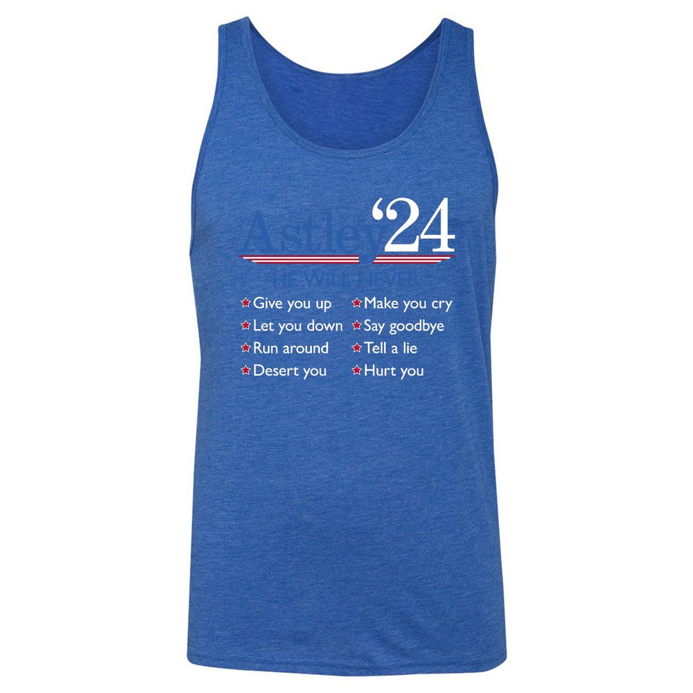 Unisex Jersey Tank - 1BS6X2M8 - True Royal Triblend - 12