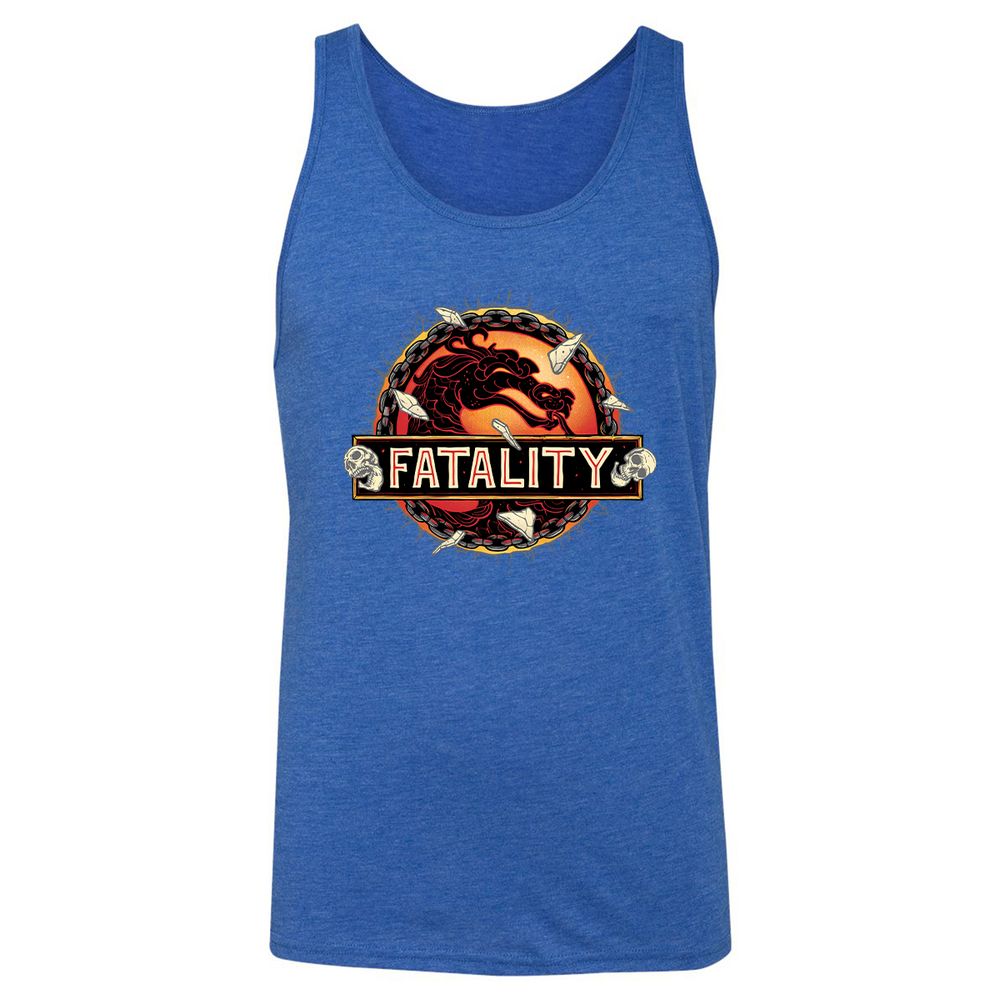 Unisex Jersey Tank - HXC8XFUR - True Royal Triblend - 12