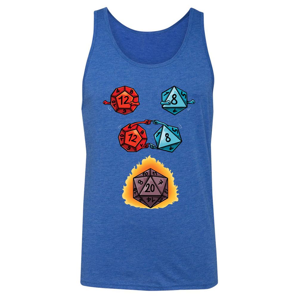 Unisex Jersey Tank - T5HY9BX6 - True Royal Triblend - 12