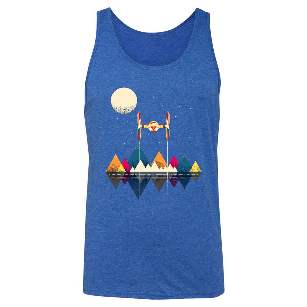 Unisex Jersey Tank - 66DNYKRZ - True Royal Triblend - 12