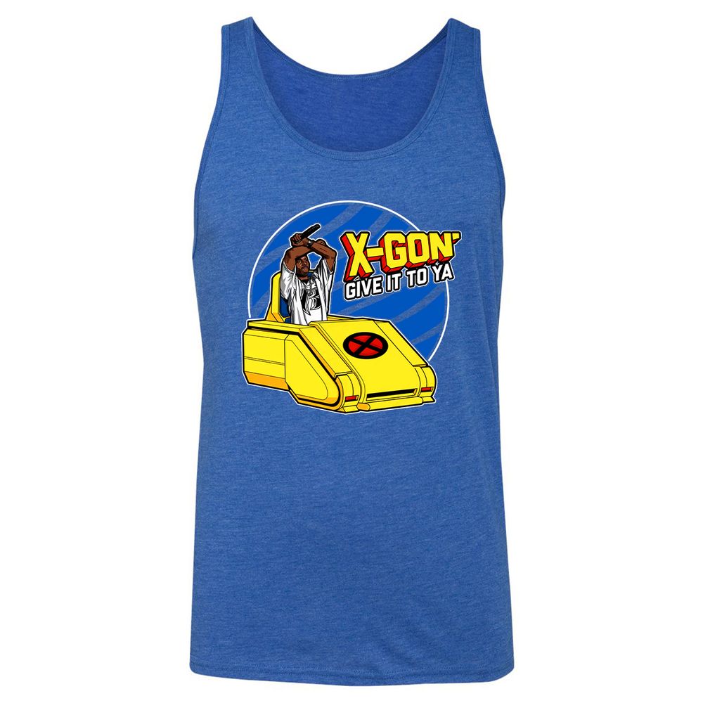 Unisex Jersey Tank - K6TEBDWQ - True Royal Triblend - 12