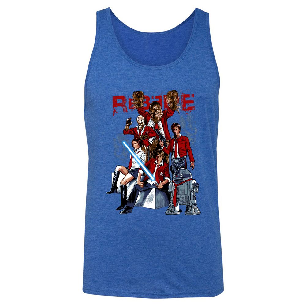 Unisex Jersey Tank - 4291PZB2 - True Royal Triblend - 12
