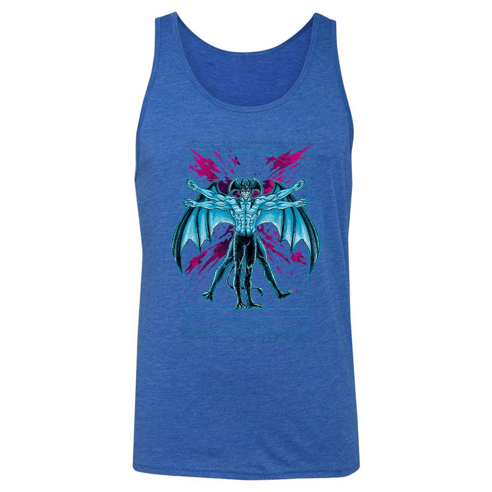 Unisex Jersey Tank - REDYWBQE - True Royal Triblend - 12