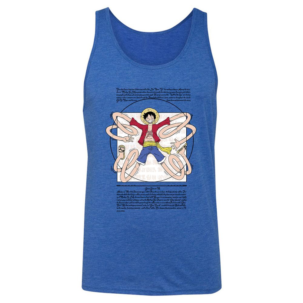 Unisex Jersey Tank - 8VM1D4NJ - True Royal Triblend - 12
