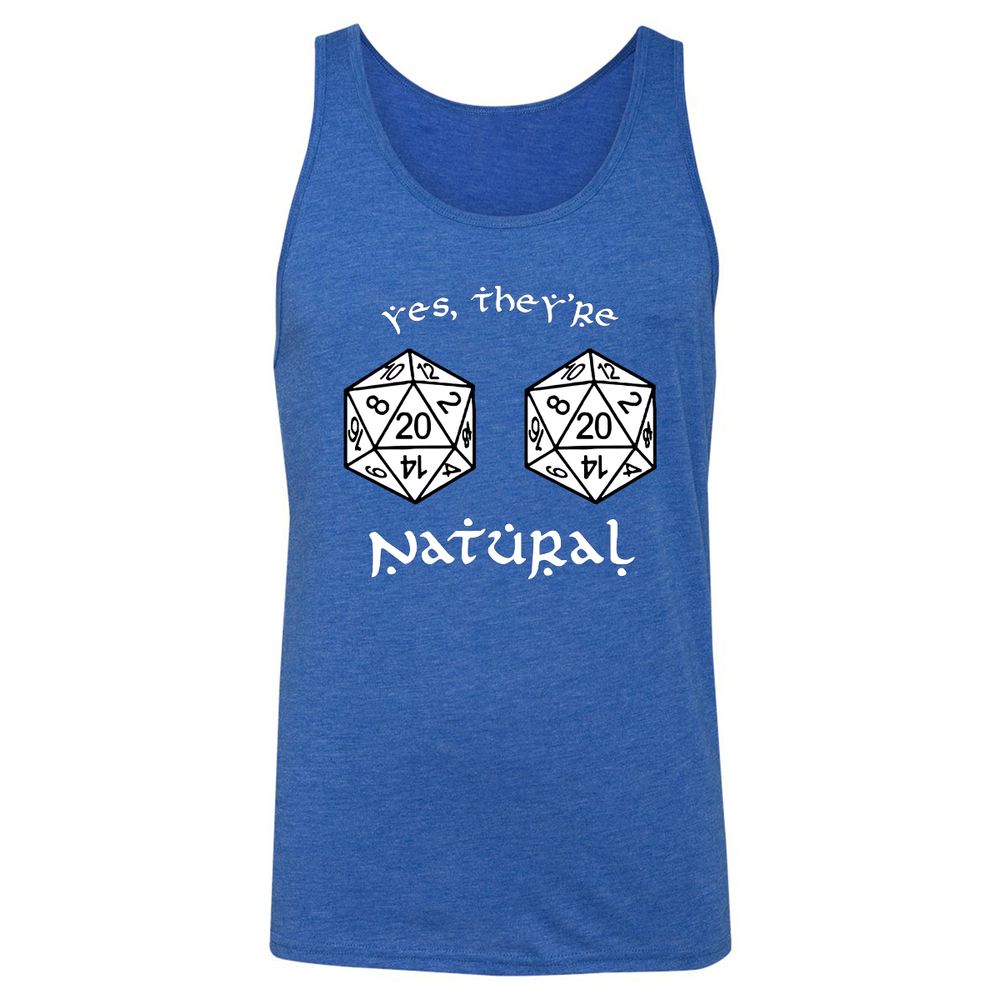 Unisex Jersey Tank - AH5K1B8A - True Royal Triblend - 12