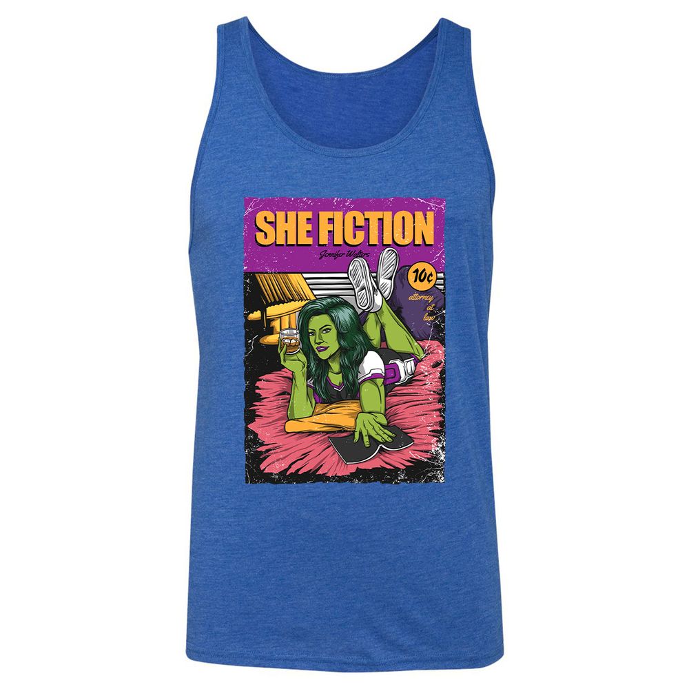 Unisex Jersey Tank - LYQ9JVRV - True Royal Triblend - 12