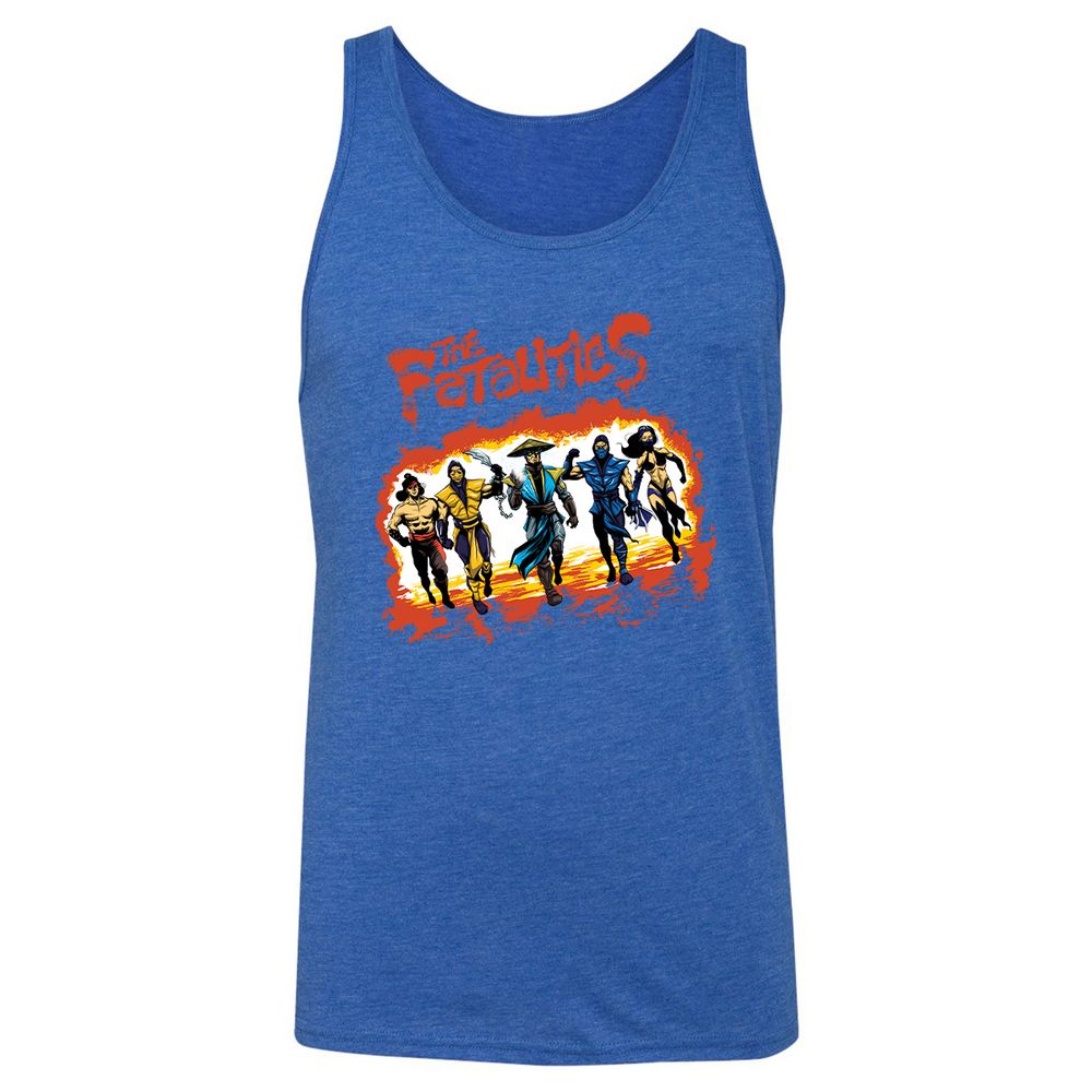 Unisex Jersey Tank - ANTRQSEK - True Royal Triblend - 12