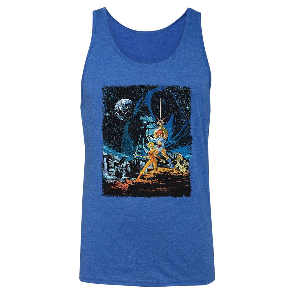 Unisex Jersey Tank - QXV65ZJK - True Royal Triblend - 12
