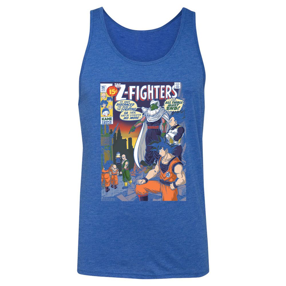 Unisex Jersey Tank - DUQHWWA6 - True Royal Triblend - 12