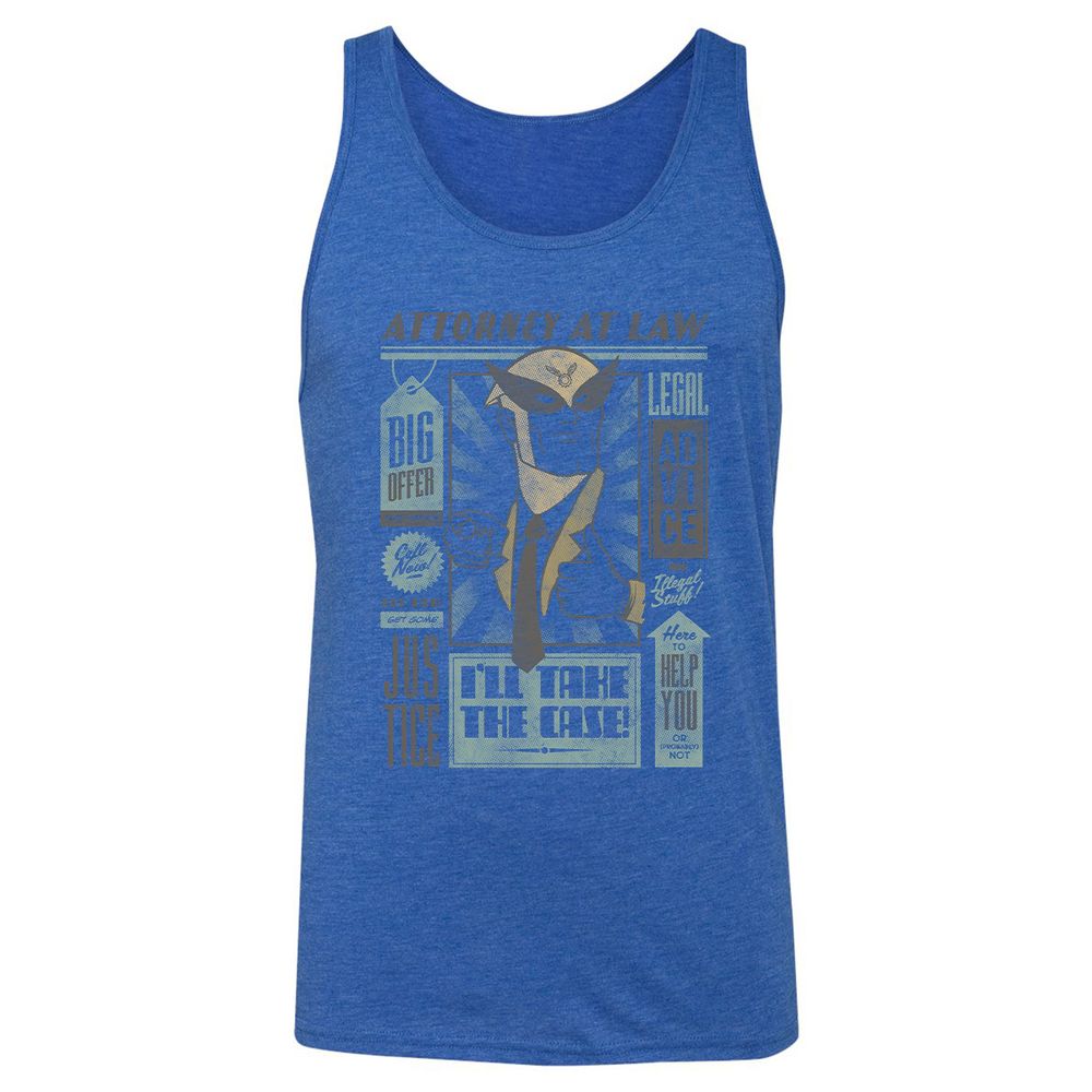 Unisex Jersey Tank - RYZ1QY46 - True Royal Triblend - 12