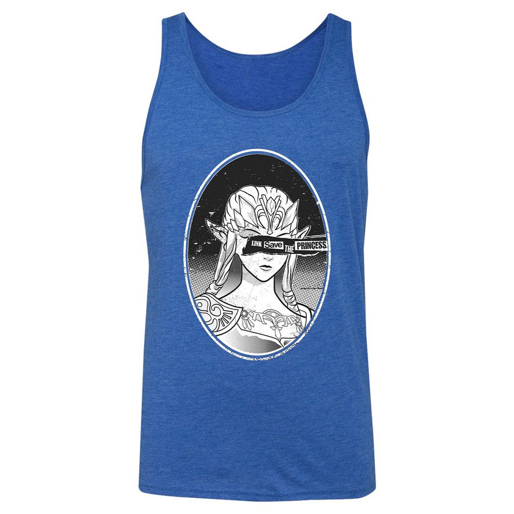 Unisex Jersey Tank - NQQ7C95B - True Royal Triblend - 12