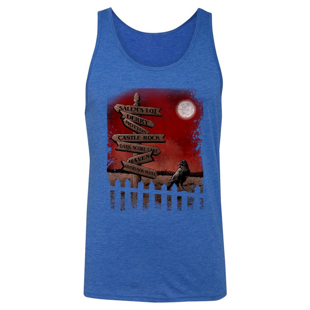 Unisex Jersey Tank - ZJTDVF34 - True Royal Triblend - 12