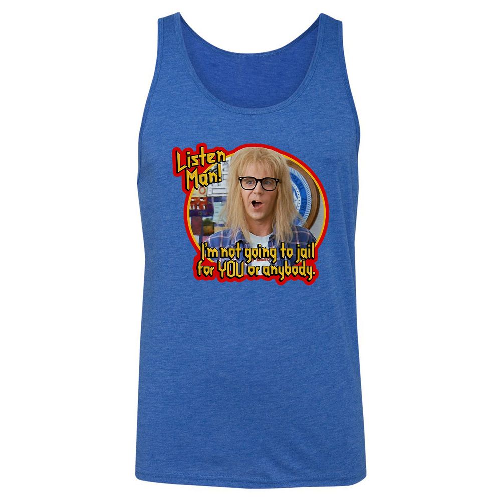 Unisex Jersey Tank - XQGJF7AE - True Royal Triblend - 12