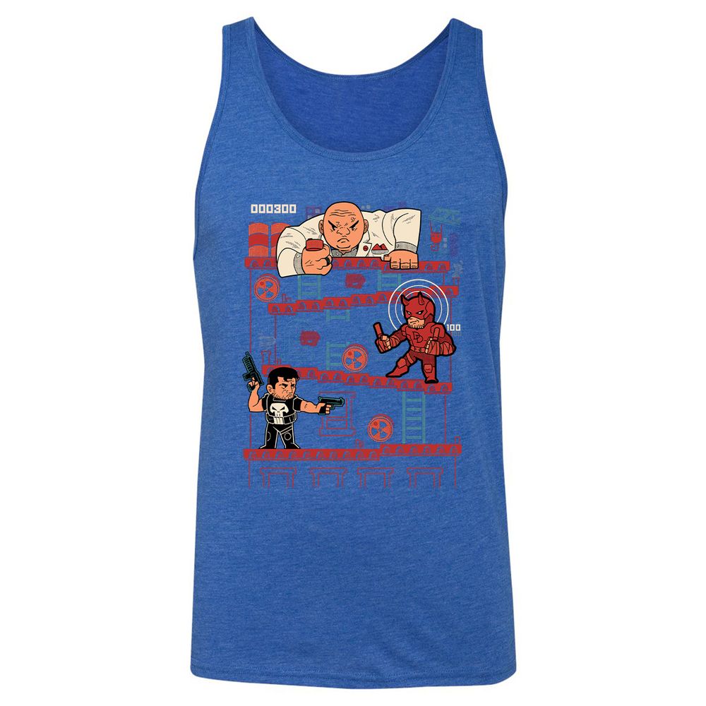 Unisex Jersey Tank - 6BEALYNF - True Royal Triblend - 12