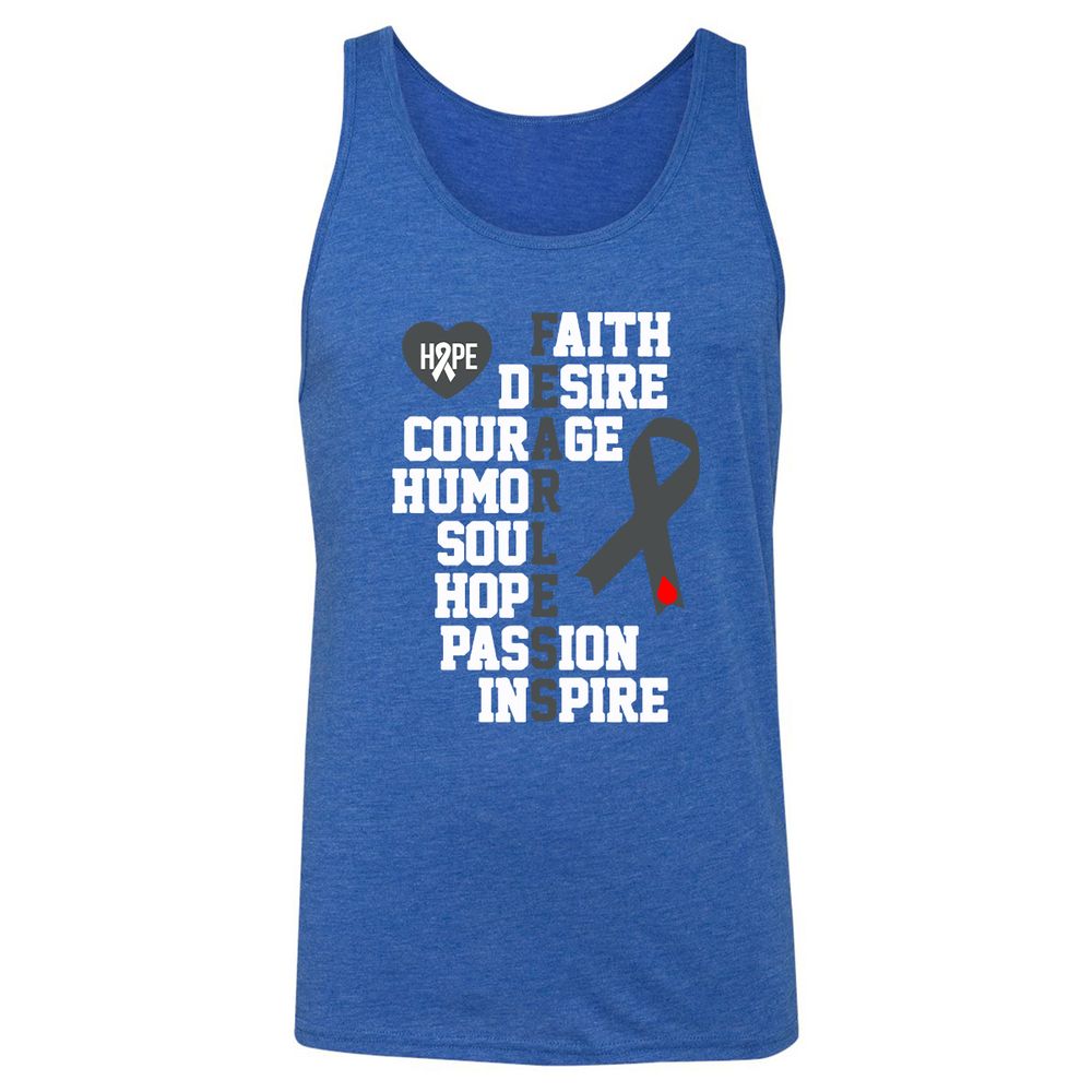 Unisex Jersey Tank - MN3RTFK1 - True Royal Triblend - 12