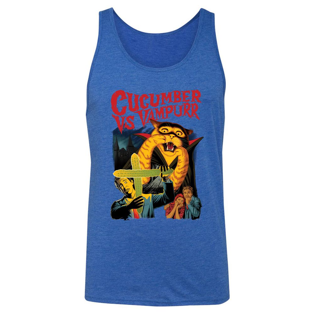 Unisex Jersey Tank - CJ6LY2ZX - True Royal Triblend - 12