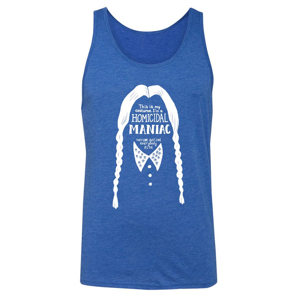 Unisex Jersey Tank - U86K82BP - True Royal Triblend - 12