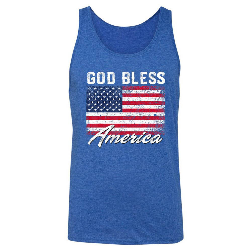 Unisex Jersey Tank - SH66MSA1 - True Royal Triblend - 12