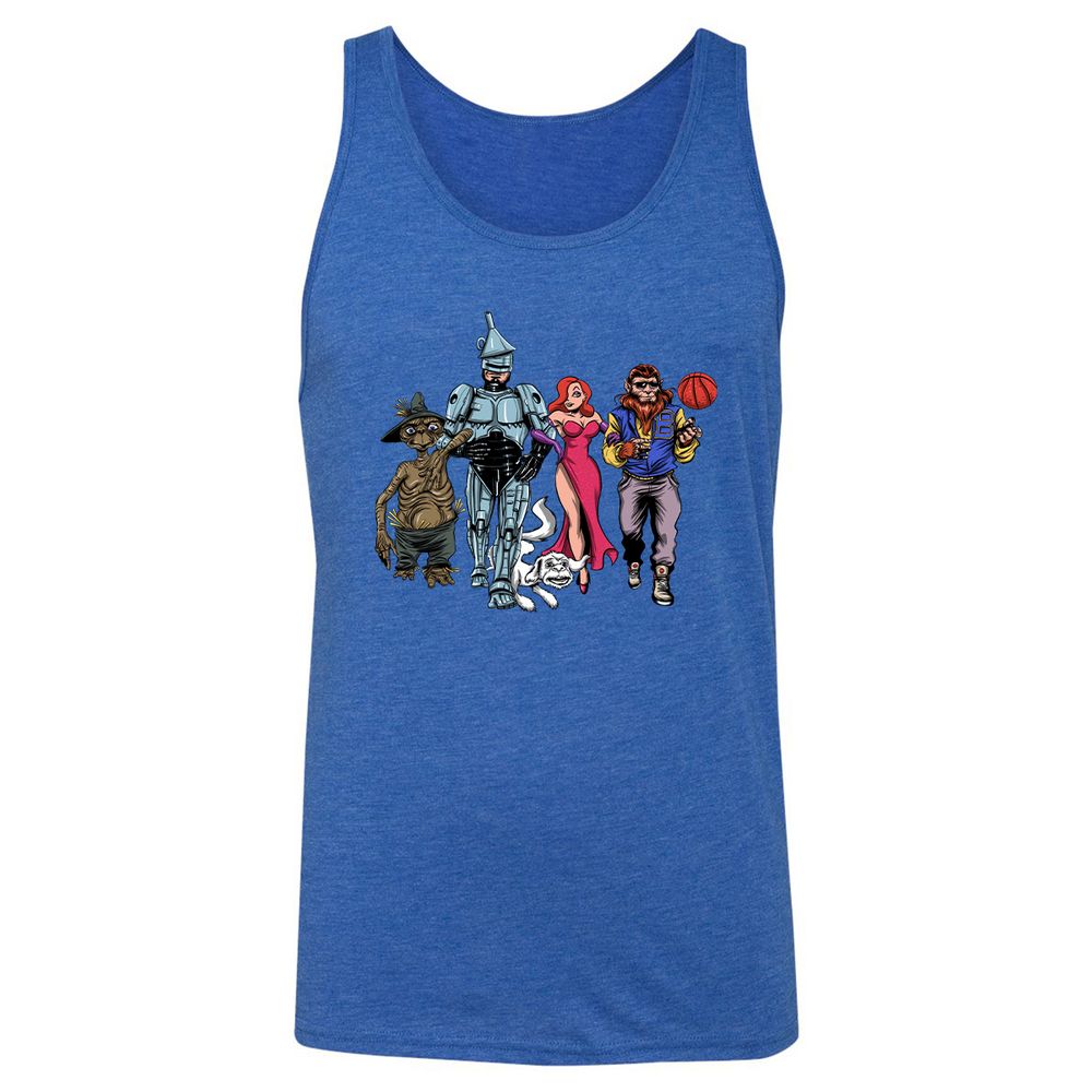 Unisex Jersey Tank - 4VWBQ1D4 - True Royal Triblend - 12