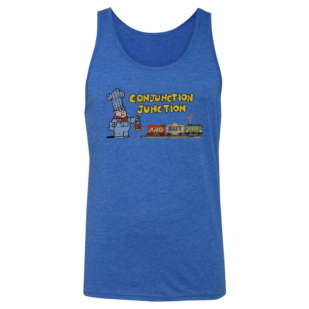 Unisex Jersey Tank - 142BGRVA - True Royal Triblend - 12