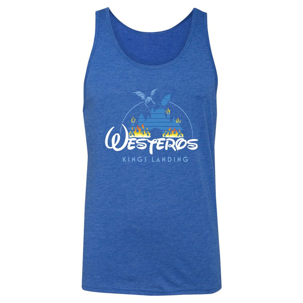 Unisex Jersey Tank - MB63M7G3 - True Royal Triblend - 12