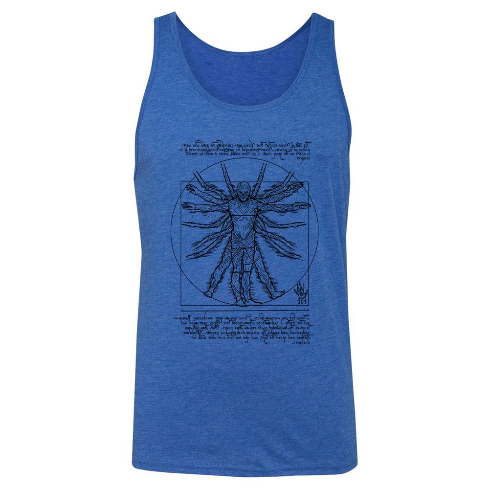 Unisex Jersey Tank - KPHFGYJK - True Royal Triblend - 12