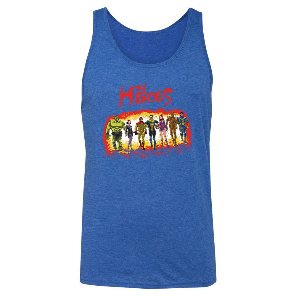 Unisex Jersey Tank - P582CA7G - True Royal Triblend - 12