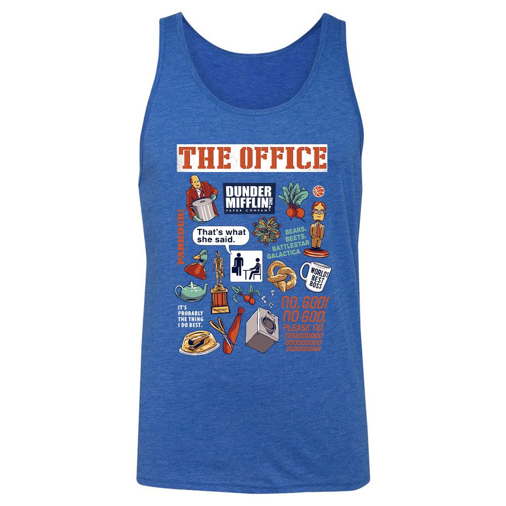 Unisex Jersey Tank - 2VHKHKPK - True Royal Triblend - 12