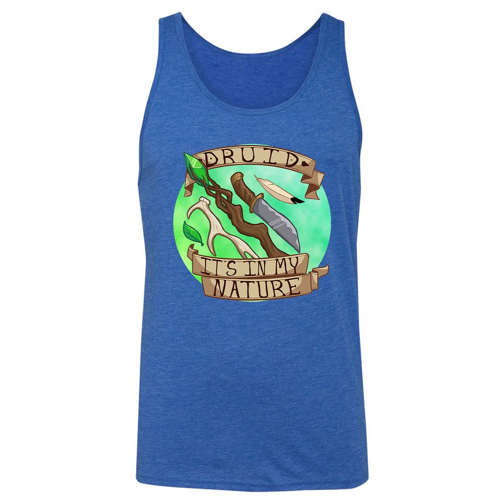 Unisex Jersey Tank - ASDJSX66 - True Royal Triblend - 12