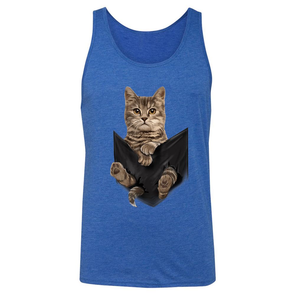 Unisex Jersey Tank - KLL94Y5F - True Royal Triblend - 12