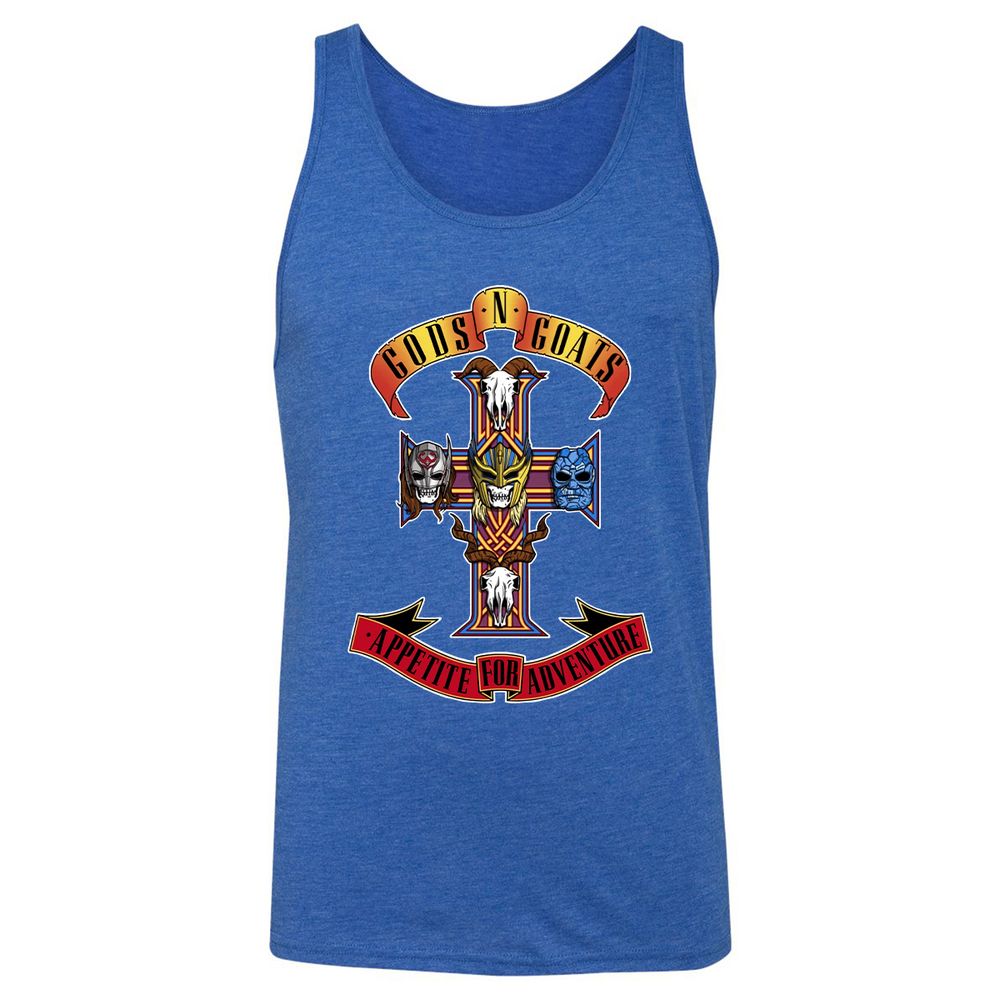 Unisex Jersey Tank - LBCKENXC - True Royal Triblend - 12