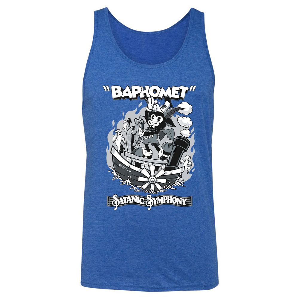 Unisex Jersey Tank - SM47G5SD - True Royal Triblend - 12