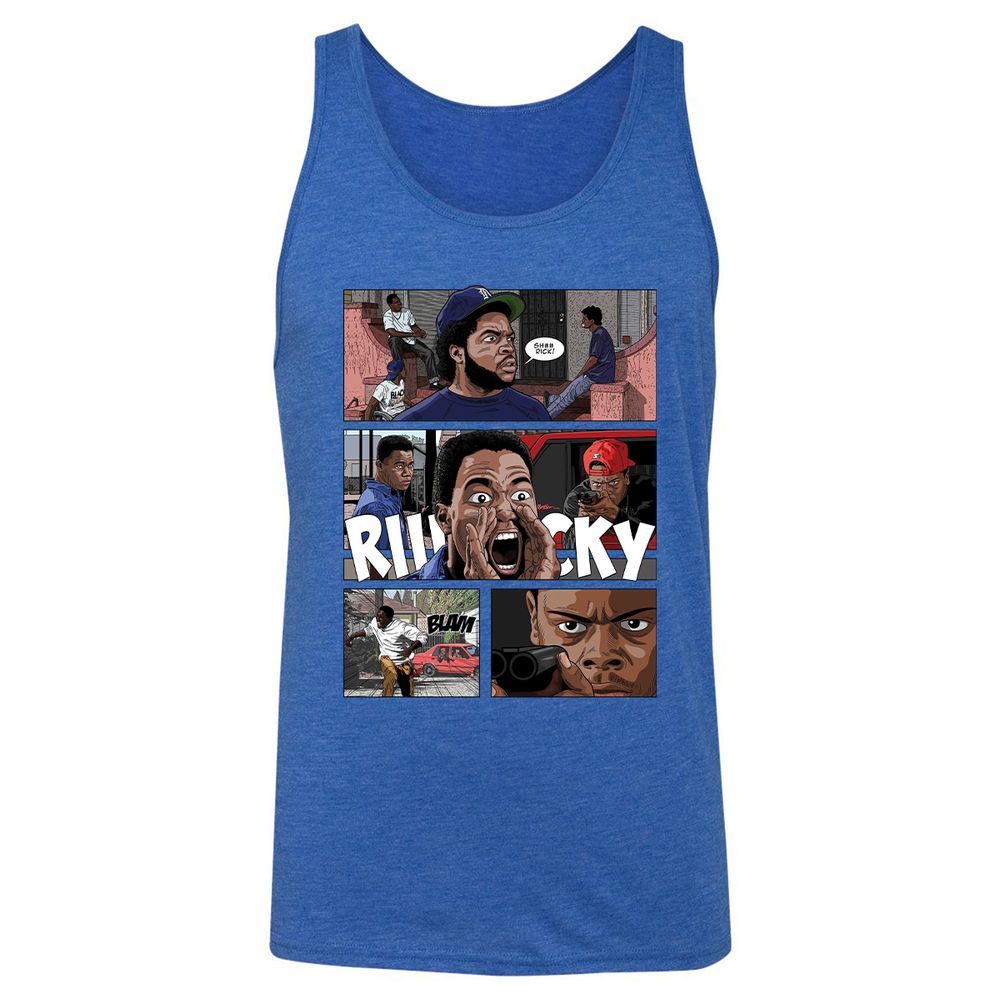 Unisex Jersey Tank - 2A3MP8NW - True Royal Triblend - 12